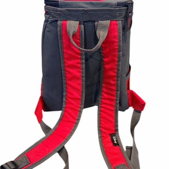 Red and Black Cooler Backpack with Mouse Ears - Picture 2 of 4